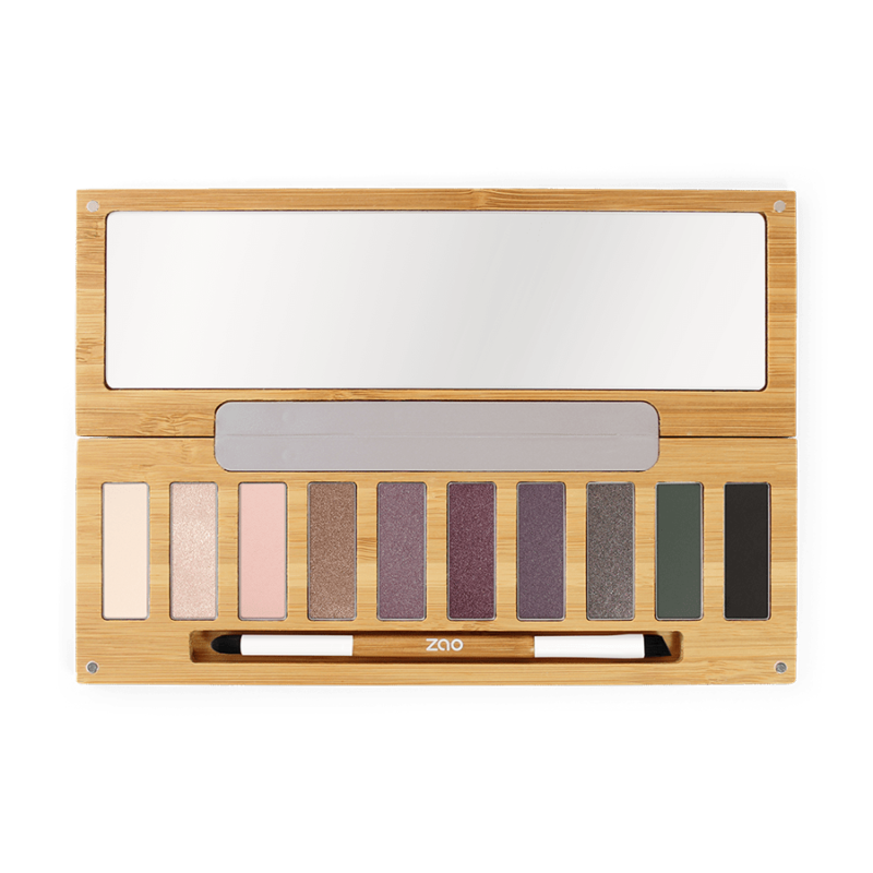 paleta de sombras mate ecológicas zao 150