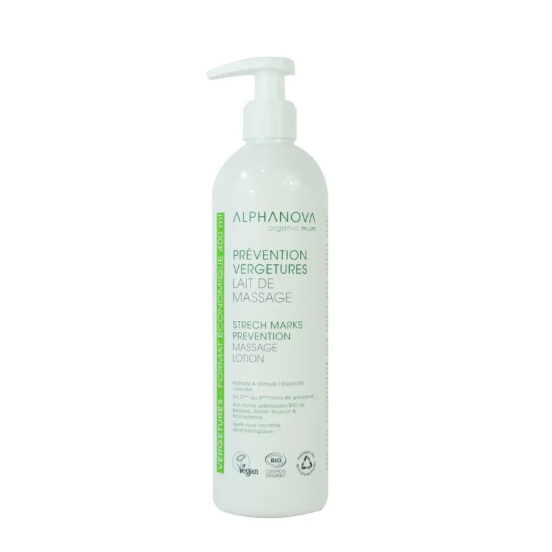 Loción Anti Estrías Ecológica Embarazadas Alphanova - 400 ml - Imagen 3