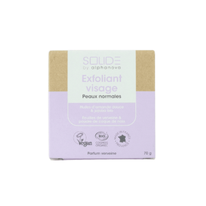 exfoliante facial sólido