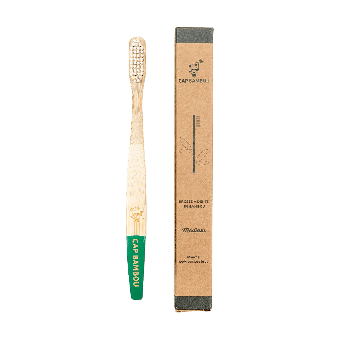 Cepillo de Dientes Medium Cap Bambou