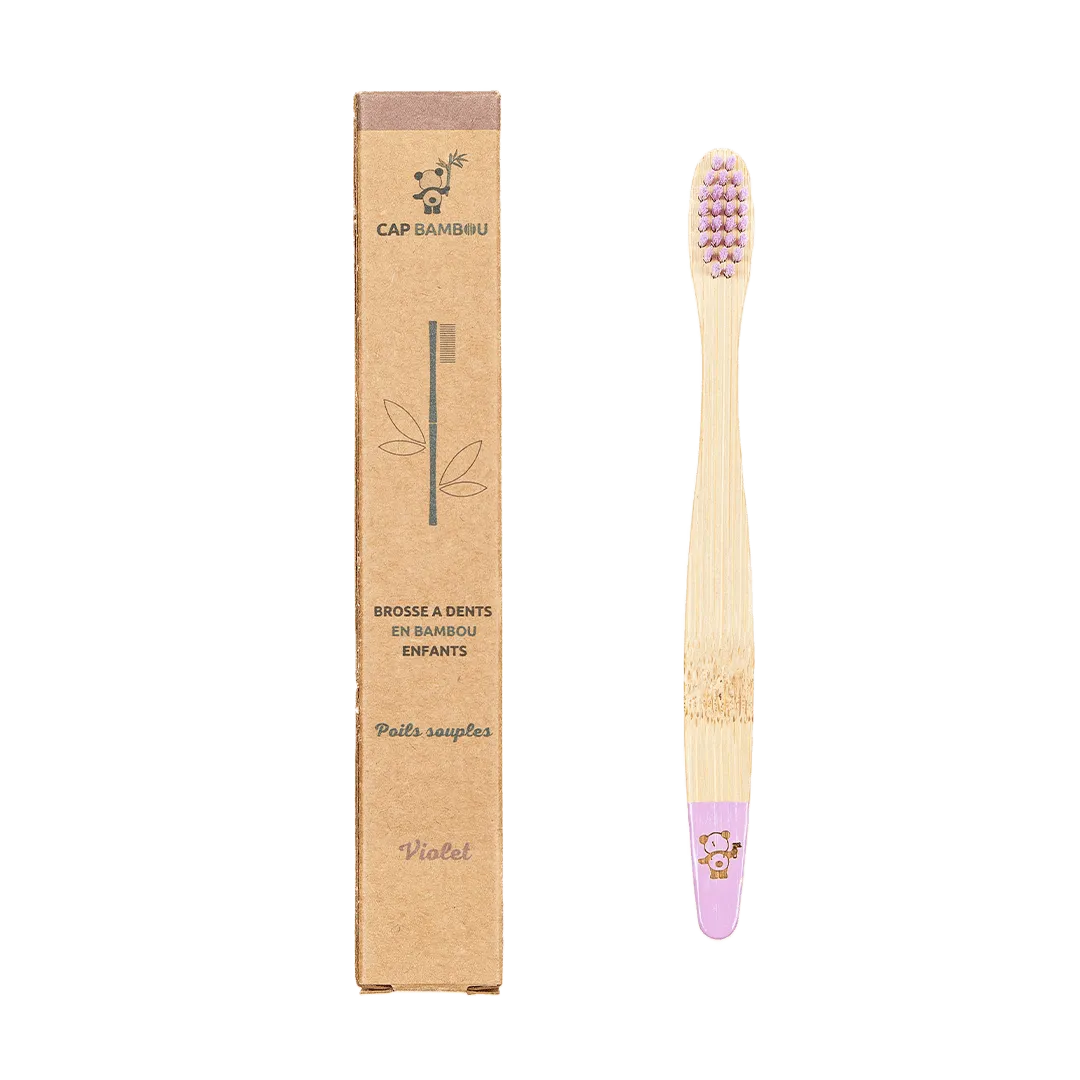 Cepillo de Dientes Bebé Violeta Bambou