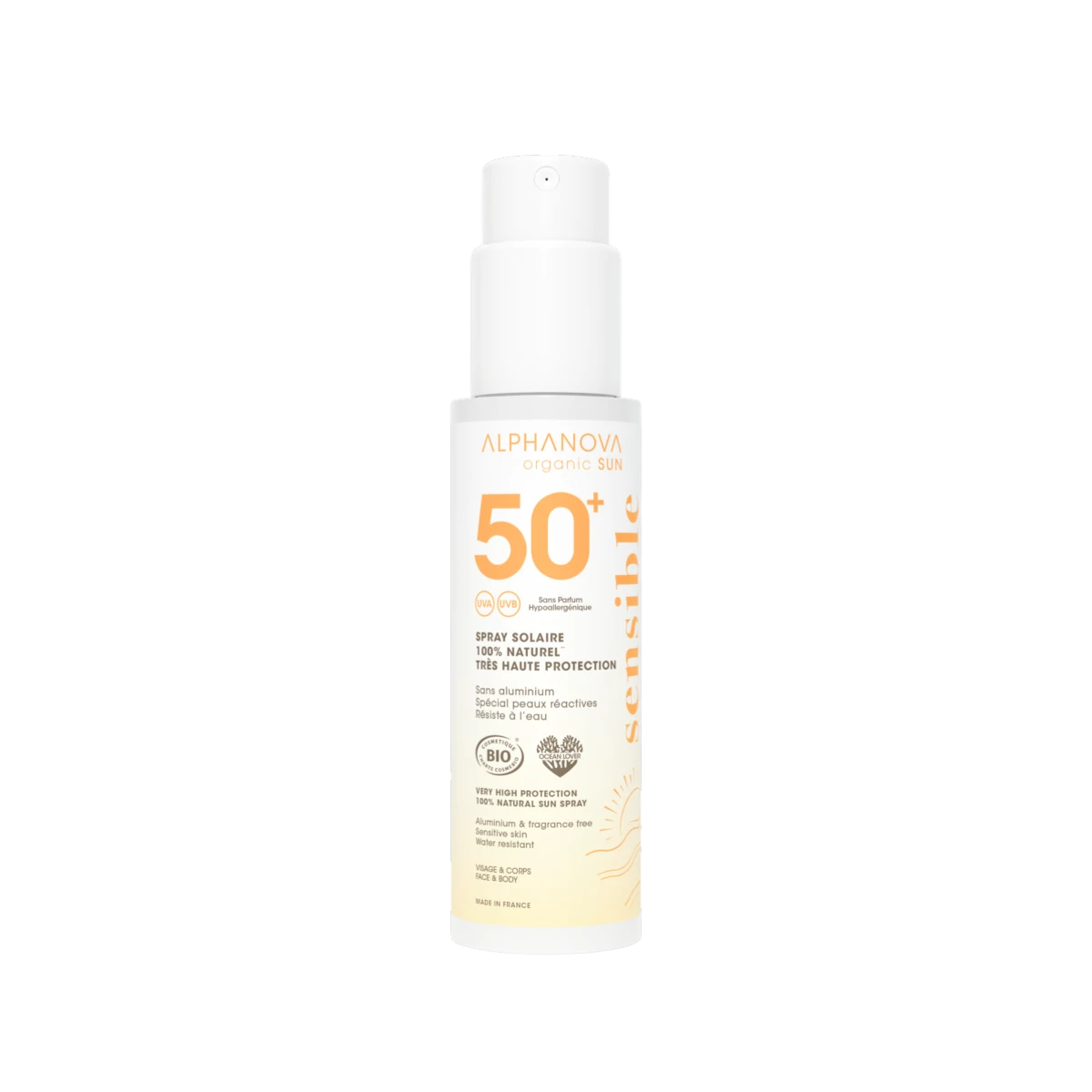 SPRAY SOLAR SPF50+ SENSIBLE BIO 100g