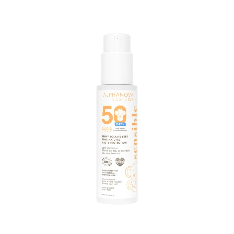 SPRAY SOLAR BEBÉ BIO SPF50 100g