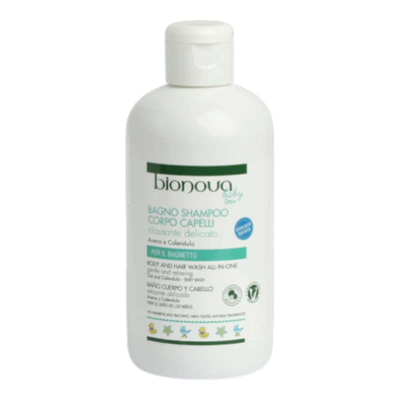 Gel de Baño Cuerpo y Cabello Avena y Caléndula - 200ml