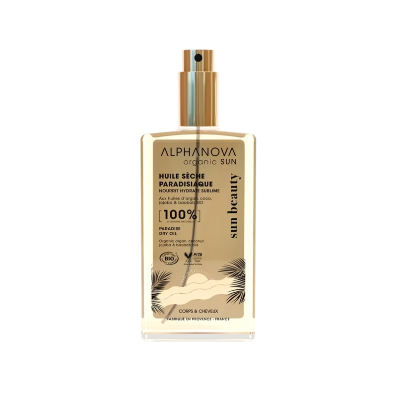 Aceite Seco Paradise 100ml Cristal Alpha