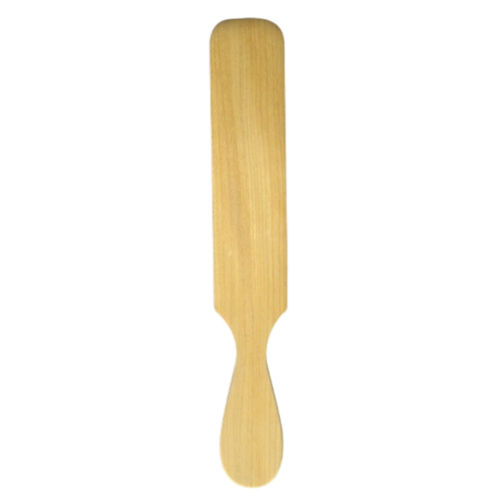 Espatula de madera plana larga